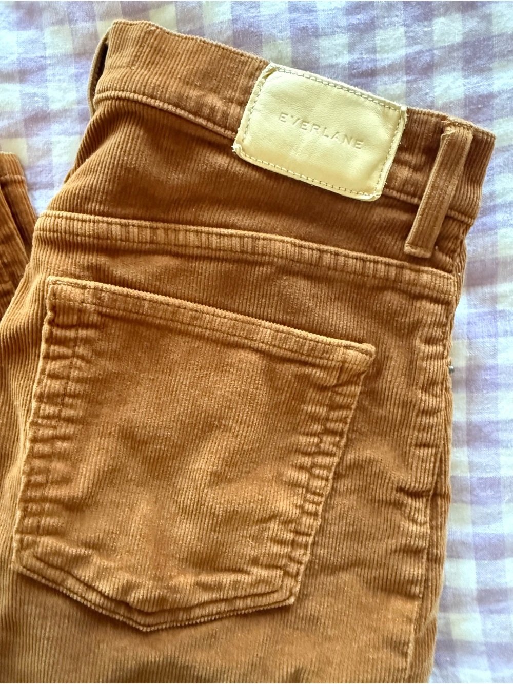 Everlane Orange Corduroy Pants